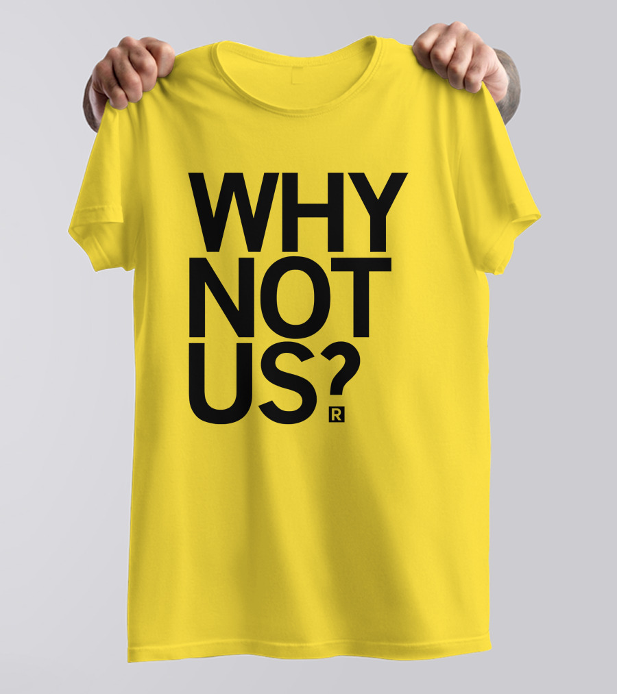 Holly Rowe Raygun Why Not Us? Gold T-Shirt