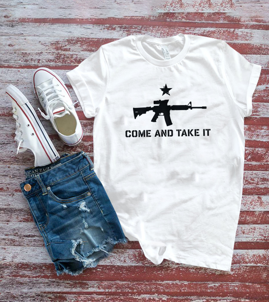 Vaush Come And Take It Rifle Star T-Shirt