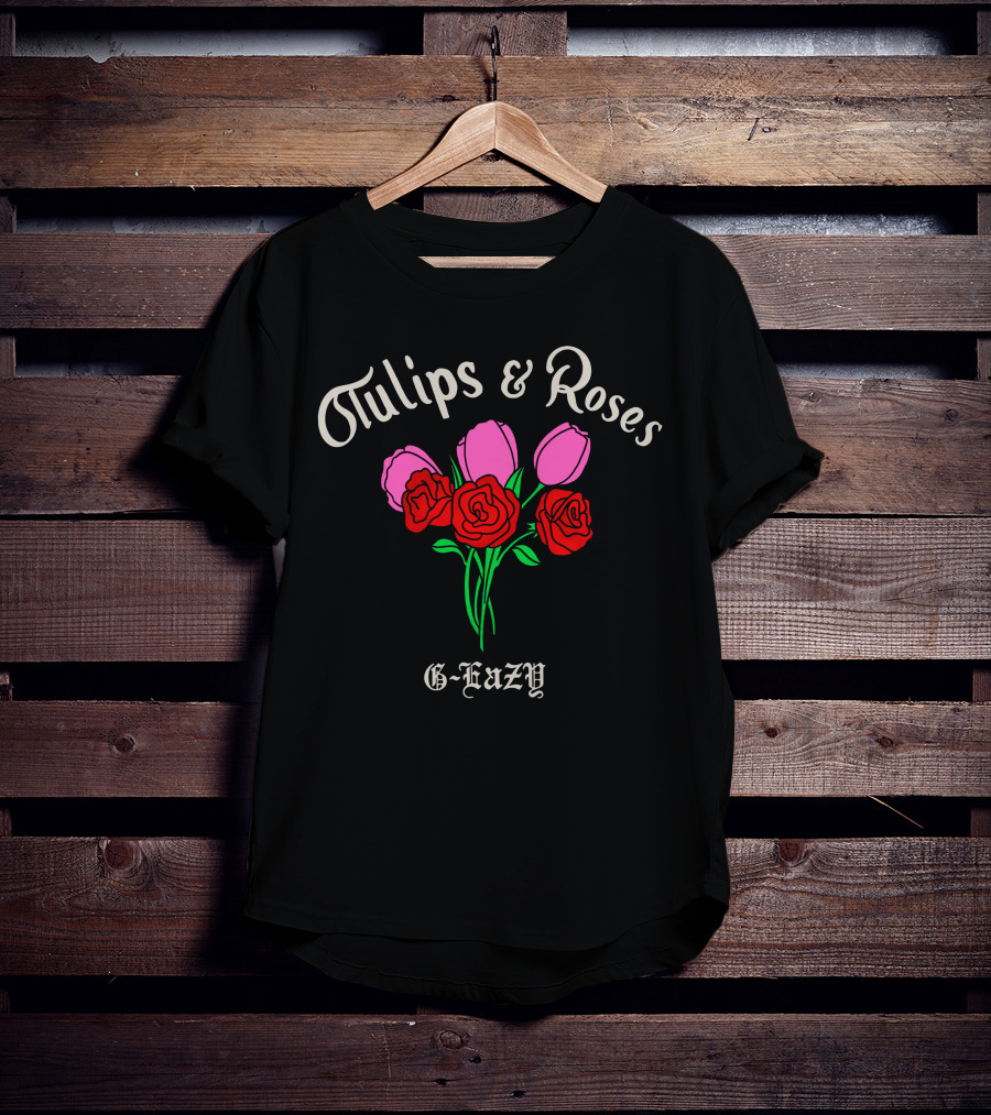 Tulips And Roses G-Eazy Floral T-Shirt