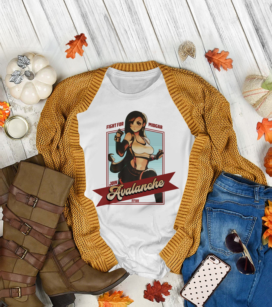 Fight For Midgar Join Avalanche FFVII T-Shirt