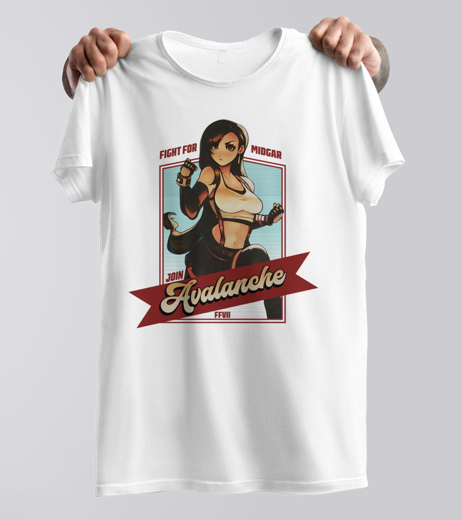Fight For Midgar Join Avalanche FFVII T-Shirt