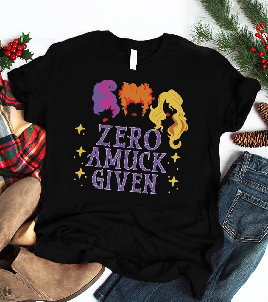 Zero Amuck Given Witch Sisters Halloween T-Shirt