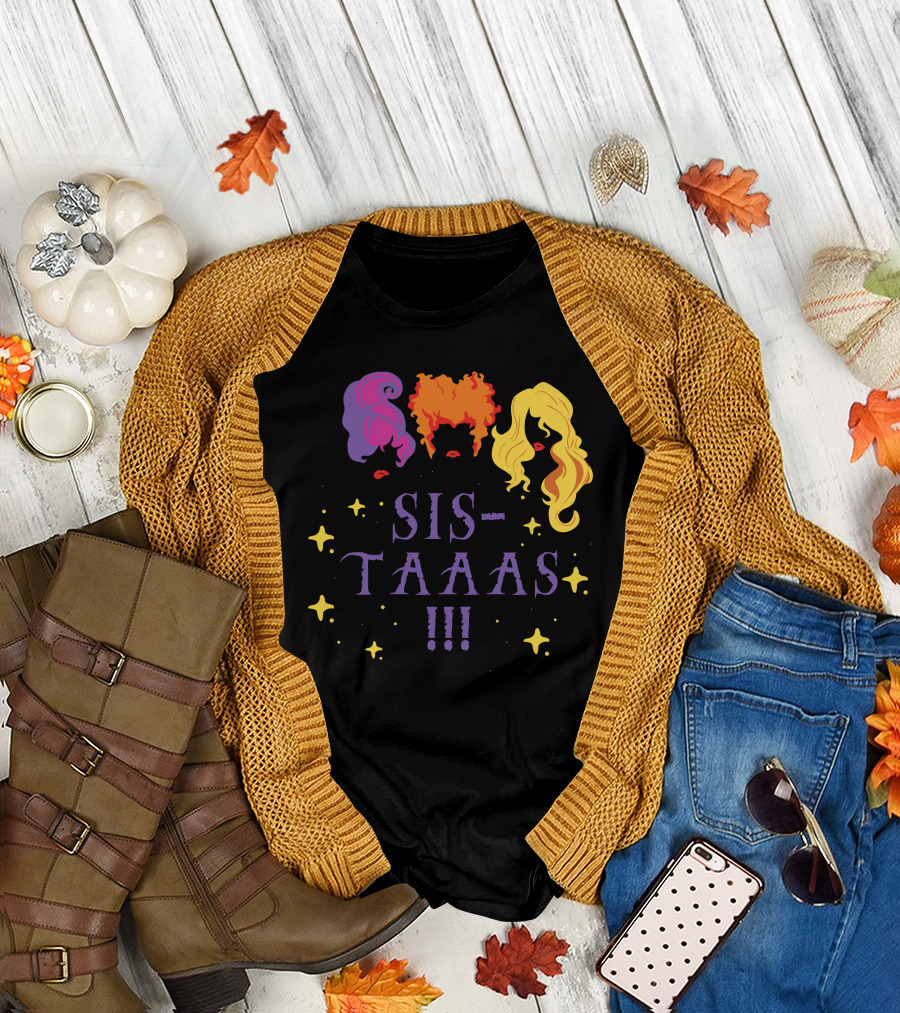 Sis Taaas Magic Hair Trio With Stars T-Shirt