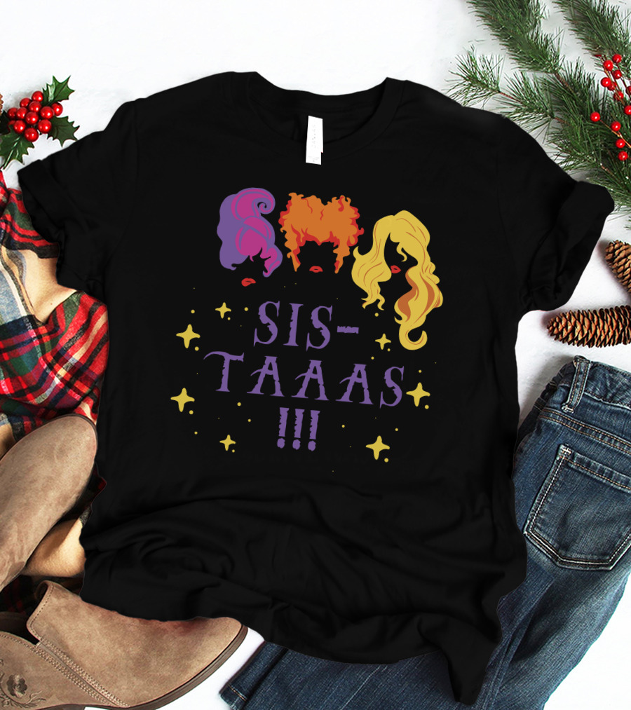 Sis Taaas Magic Hair Trio With Stars T-Shirt