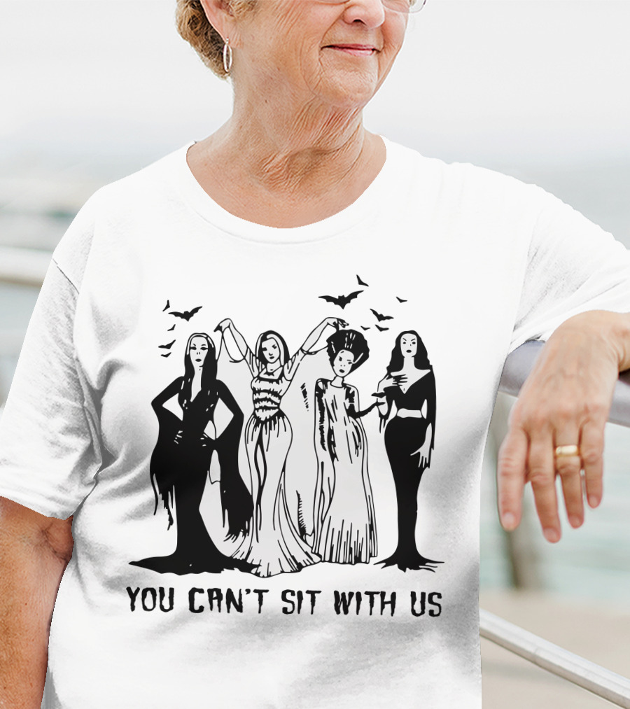 You Can’t Sit With Us Gothic Horror Icons T-Shirt