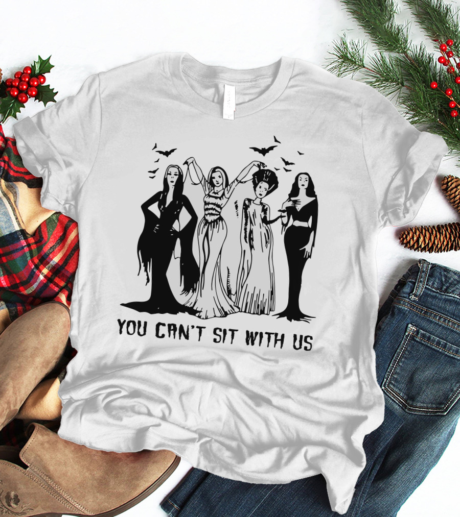 You Can’t Sit With Us Gothic Horror Icons T-Shirt