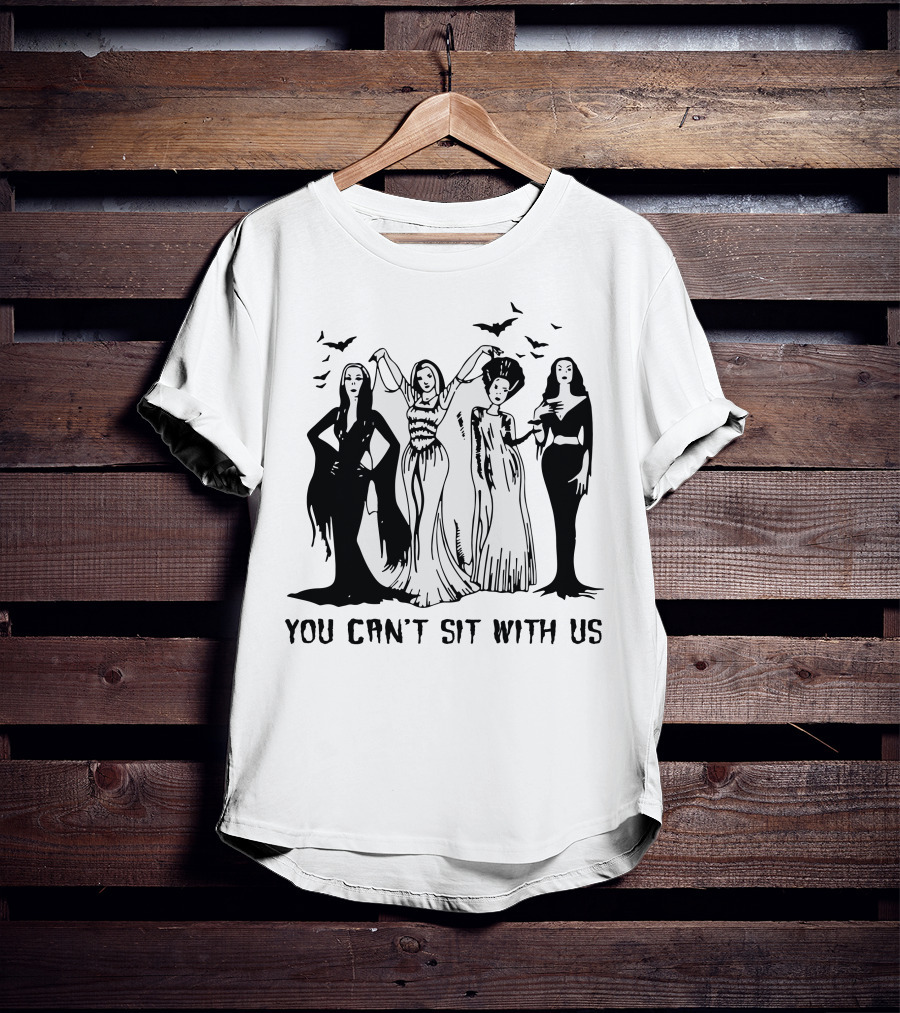 You Can’t Sit With Us Gothic Horror Icons T-Shirt