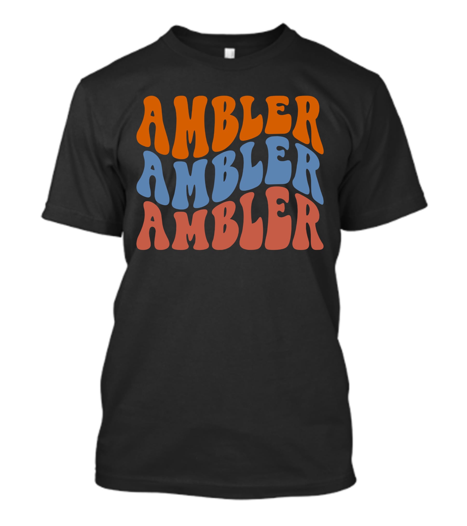 Ambler Ambler Ambler Retro Wavy T-Shirt