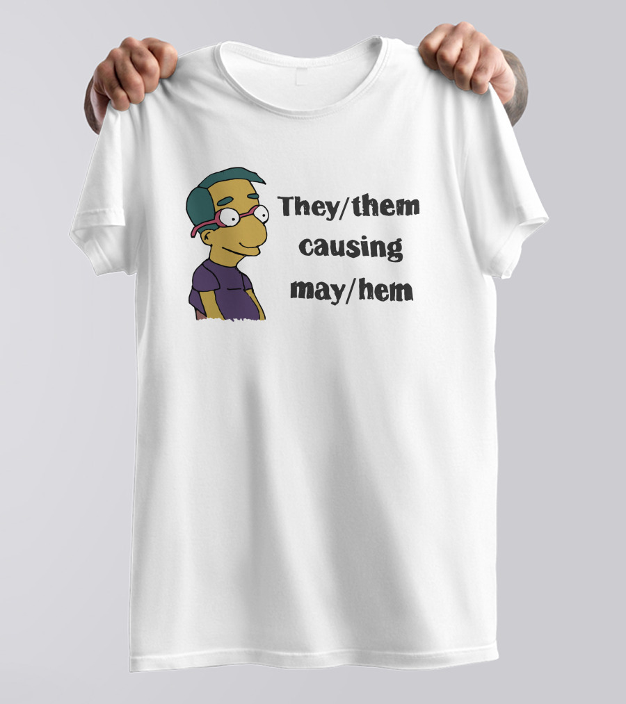 They Them Causing May Hem Cartoons T-Shirt