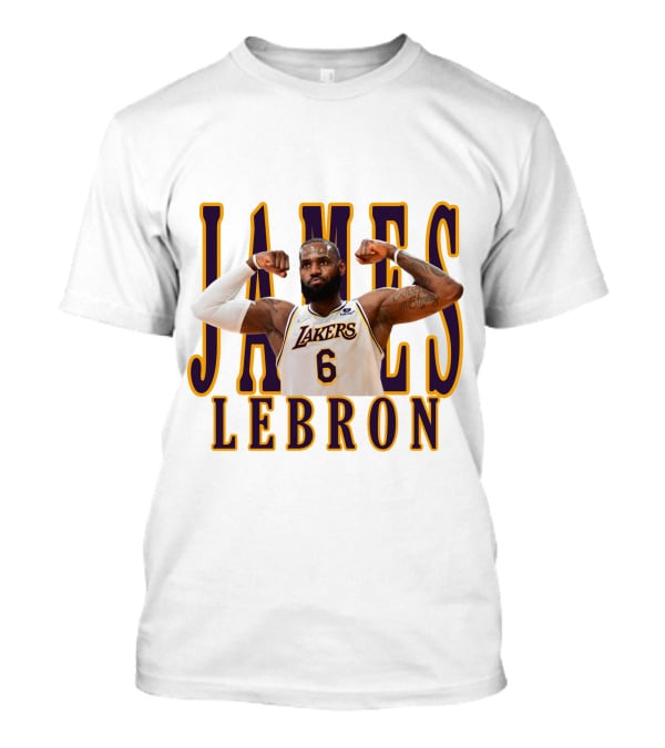 LeBron James 6 Lakers NBA T-Shirt