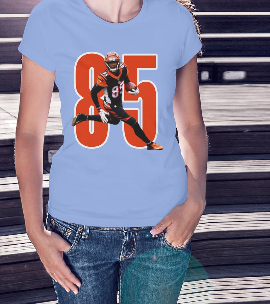 Tee Higgins 85 NFL Football Bengals Player T-Shirt