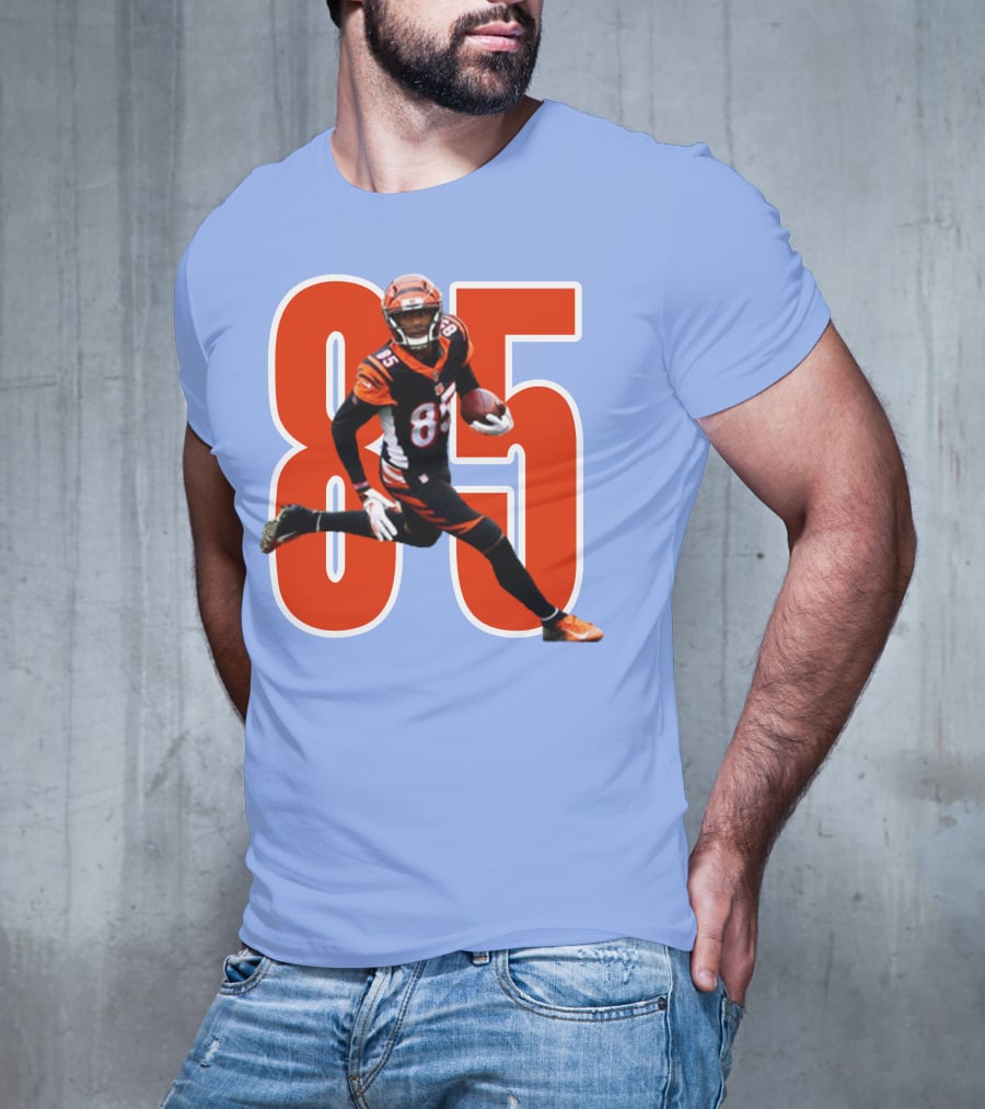 Tee Higgins 85 NFL Football Bengals Player T-Shirt