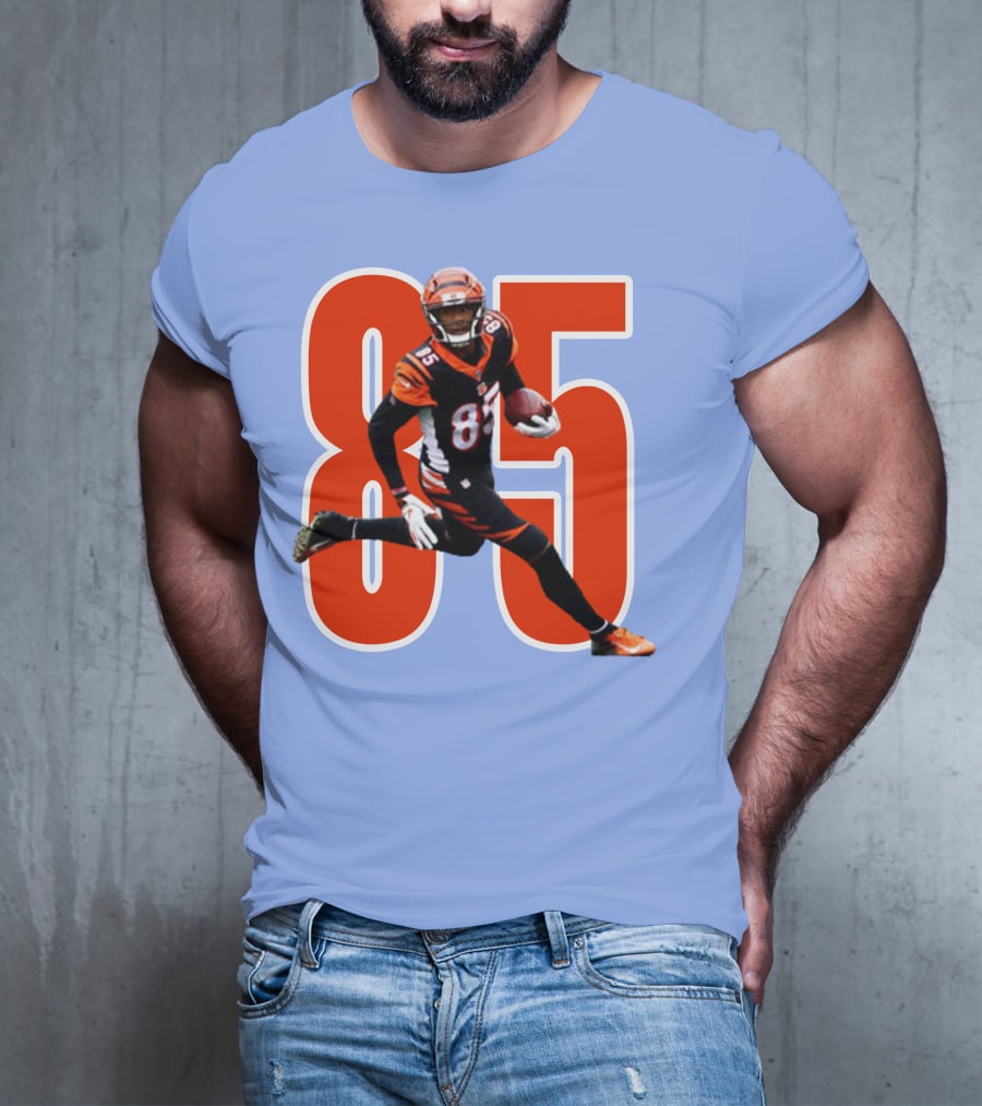 Tee Higgins 85 NFL Football Bengals Player T-Shirt