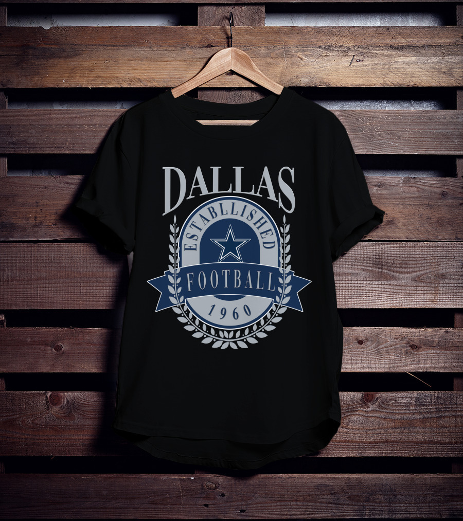 Dallas Cowboys Established 1960 Football Star T-Shirt