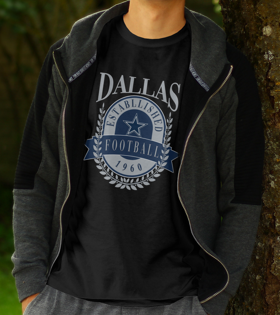 Dallas Cowboys Established 1960 Football Star T-Shirt