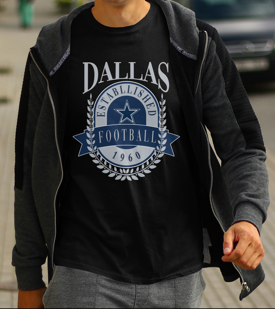 Dallas Cowboys Established 1960 Football Star T-Shirt