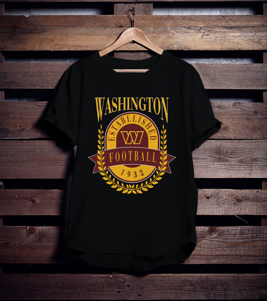 Washington Commanders Established 1932 Football T-Shirt
