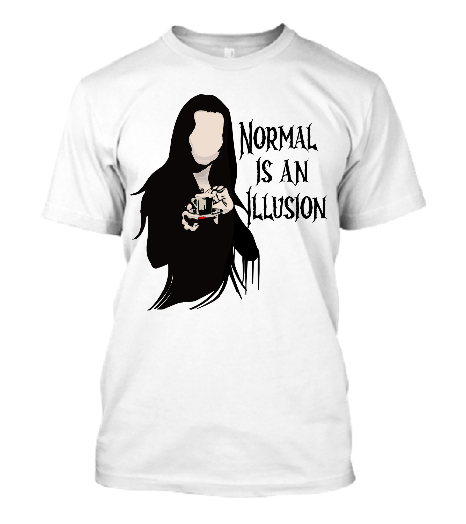 Wednesday Addams Normal Is An Illusion T-Shirt