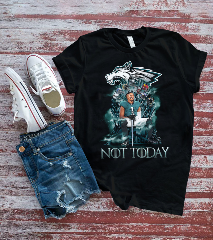 NOT TODAY PHI 33 Game Of Thrones Style Football Thrones T-Shirt