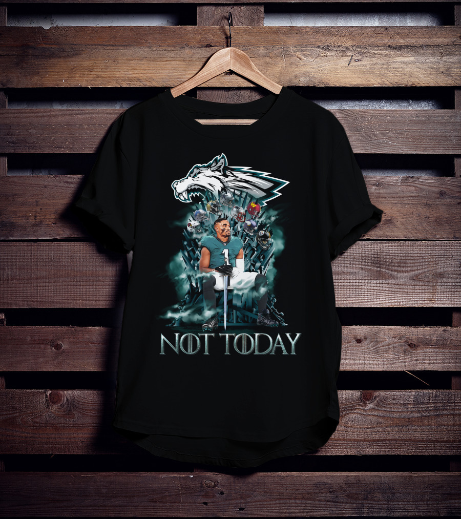 NOT TODAY PHI 33 Game Of Thrones Style Football Thrones T-Shirt