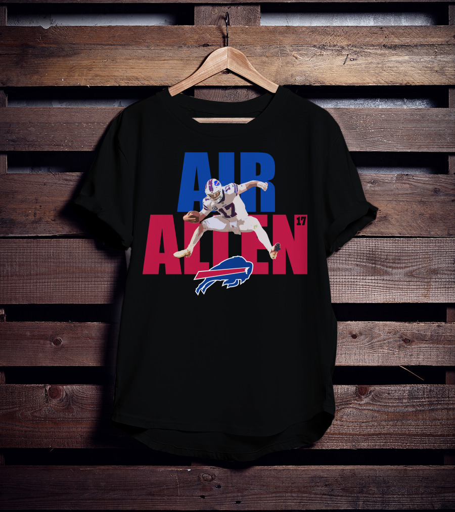 AIR ALLEN 17 Buffalo Bills Quarterback Football T-Shirt