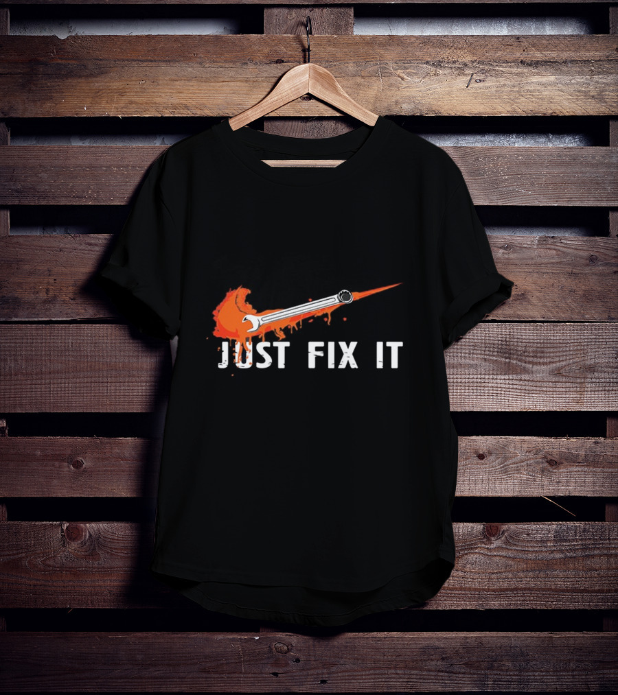JUST FIX IT Wrench Splash T-Shirt