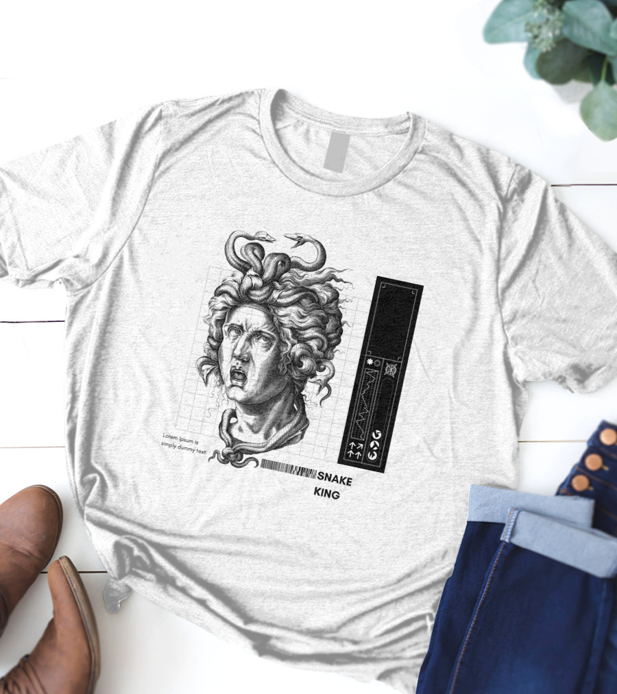 Medusa Snake King T-Shirt
