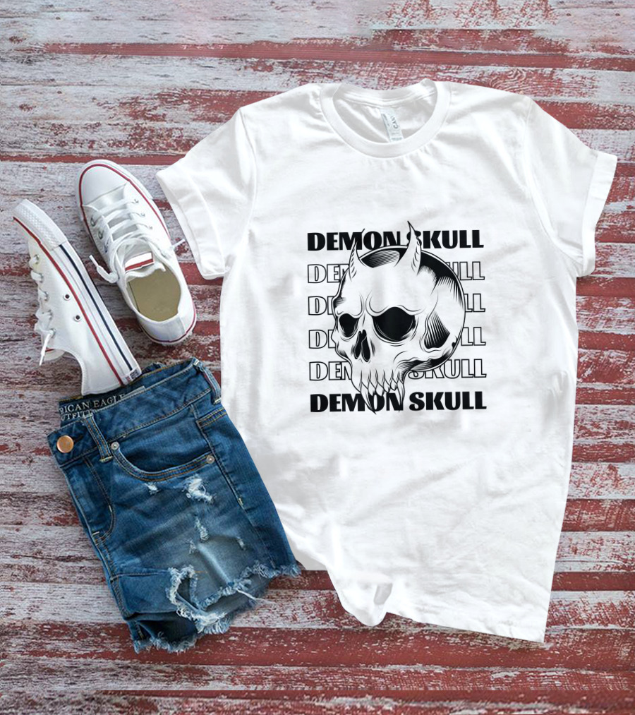 DEMON SKULL DEMON SKULL DEMON SKULL DEMON SKULL DEMON SKULL T-Shirt