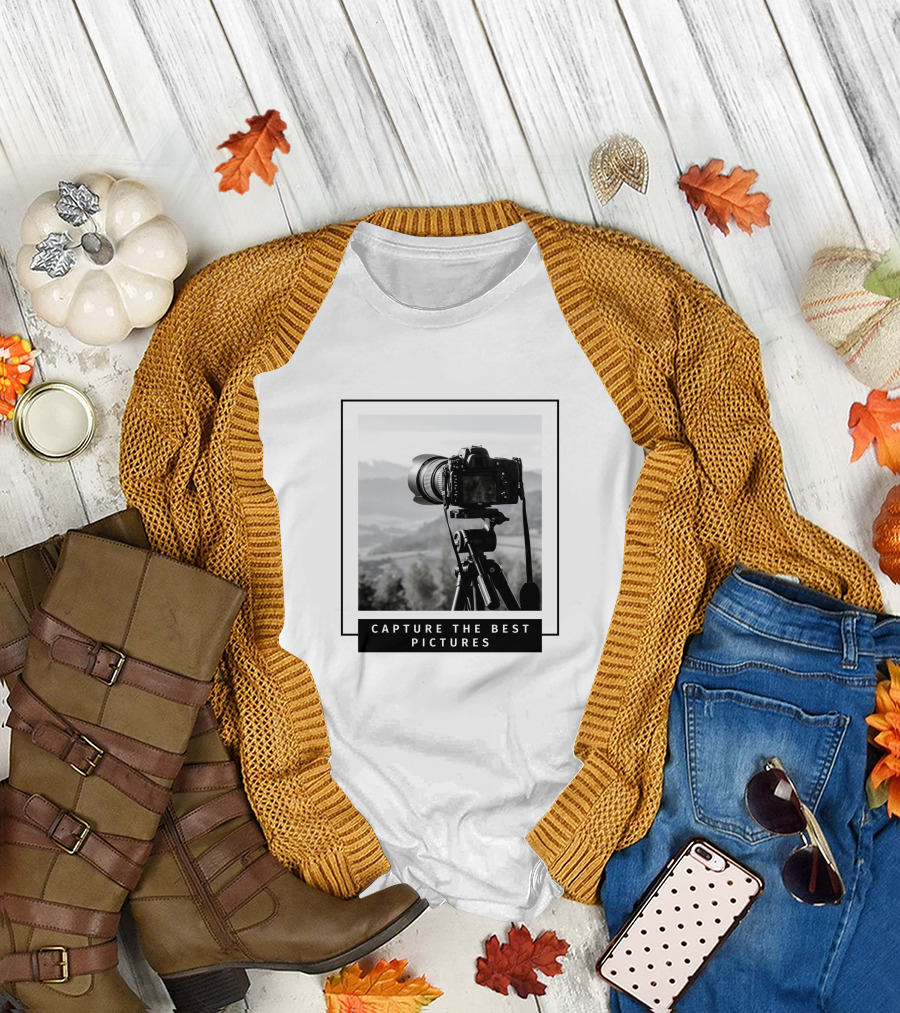 Capture The Best Pictures Save The Moments T-Shirt