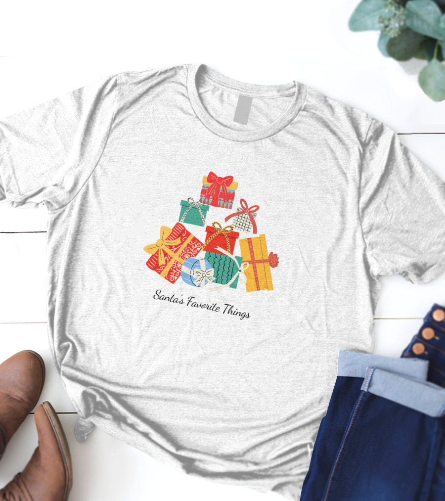 Santa's Favorite Things Presents T-Shirt