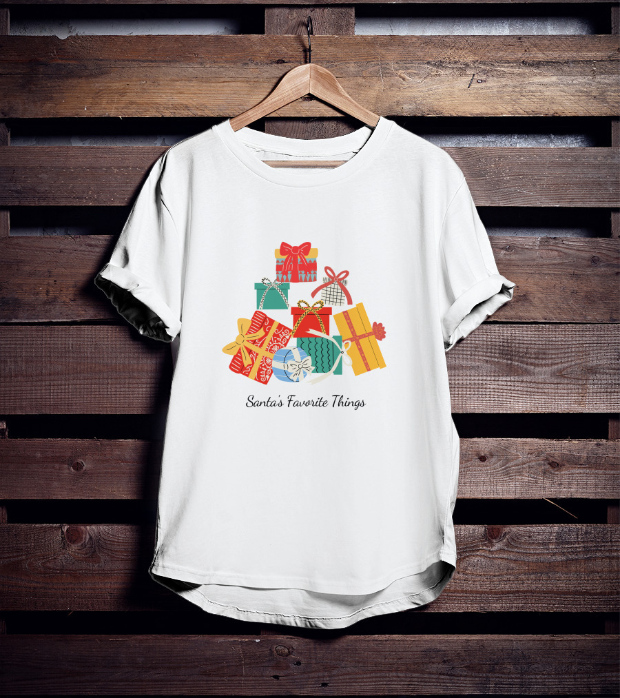 Santa's Favorite Things Presents T-Shirt
