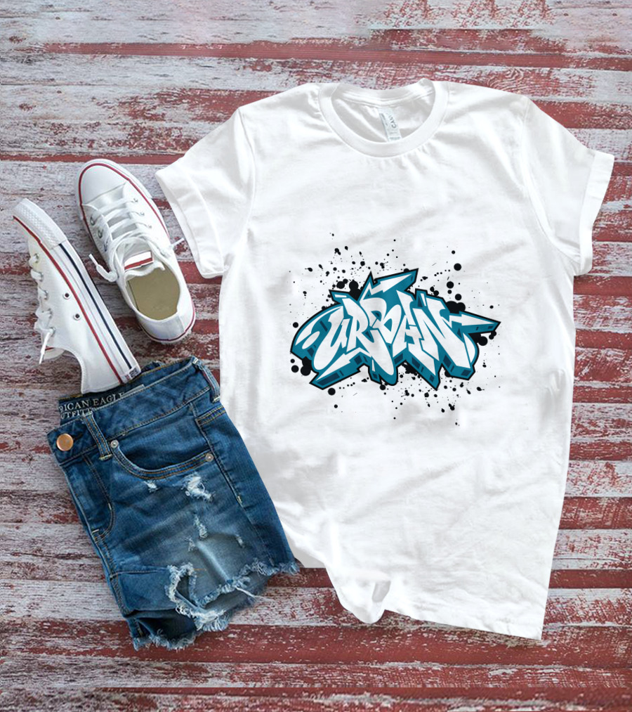 Urban Rebellious Personality Graffiti T-Shirt
