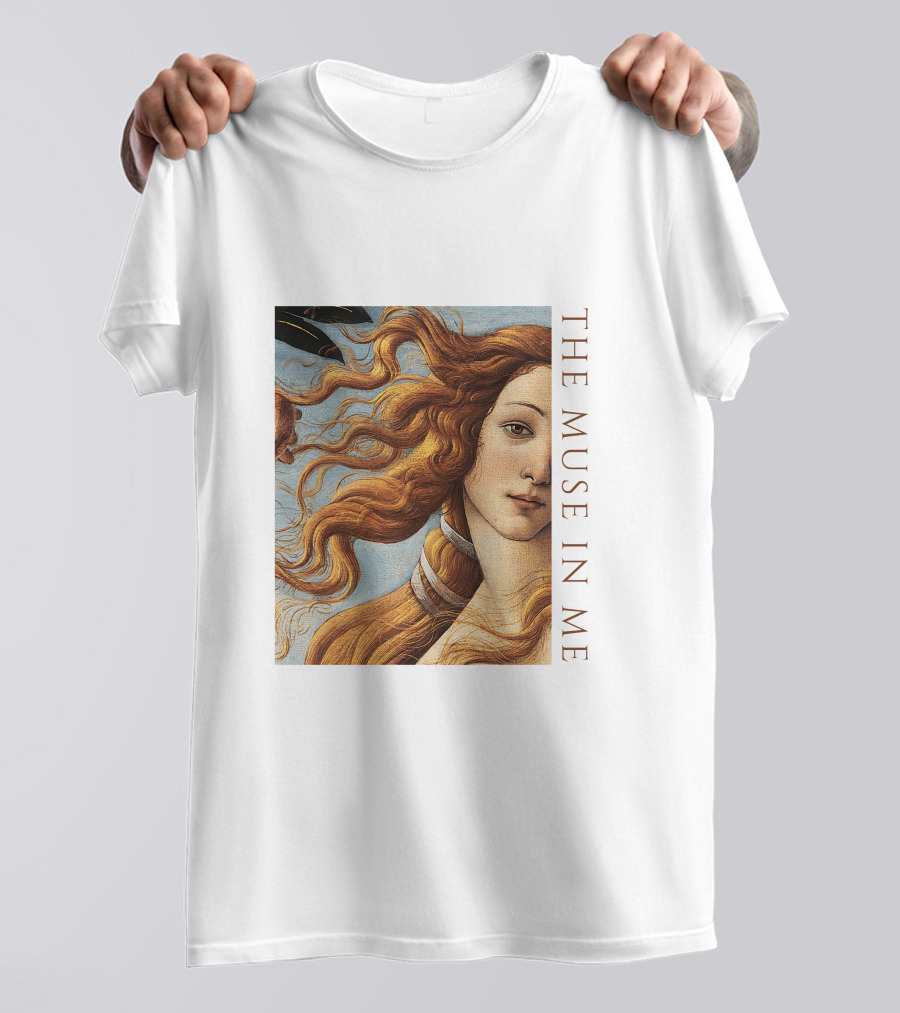 The Muse In Me Botticelli Venus T-Shirt