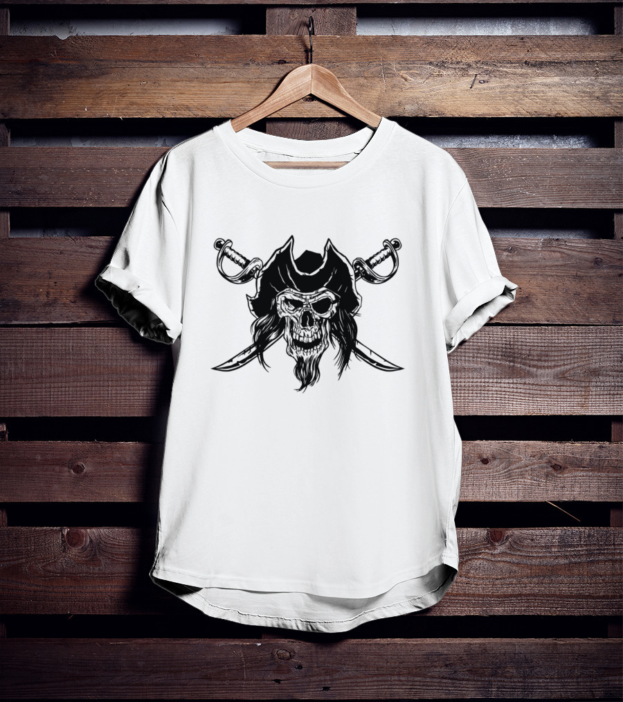 Pirate Skull With Crossed Swords T-Shirt