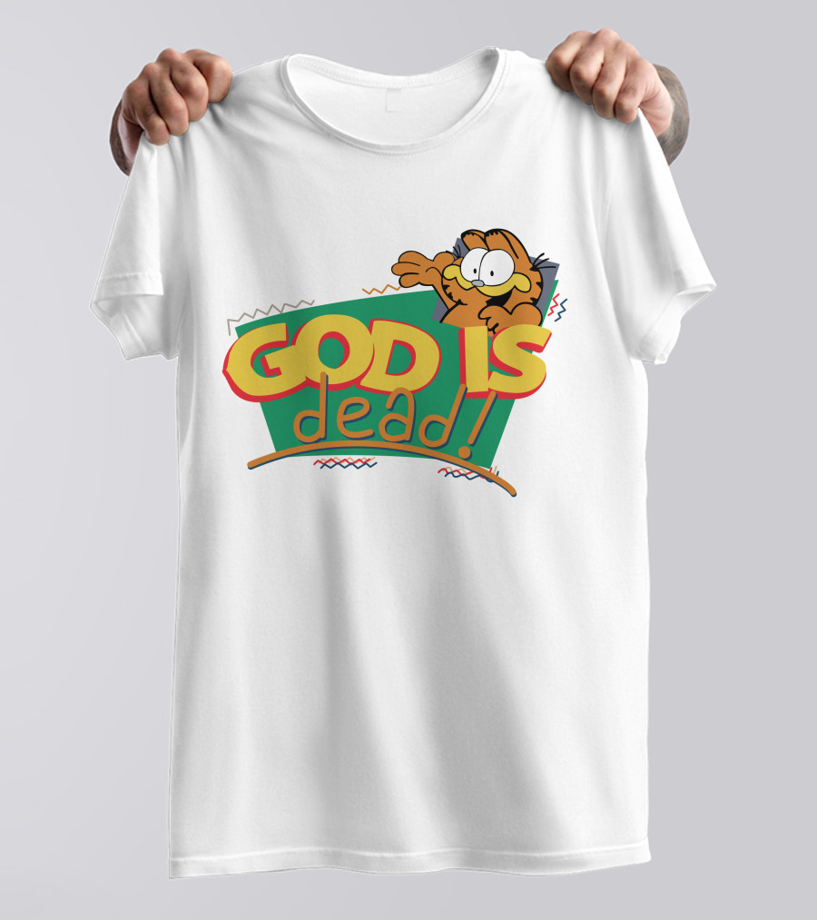 God Is Dead Garfield T-Shirt