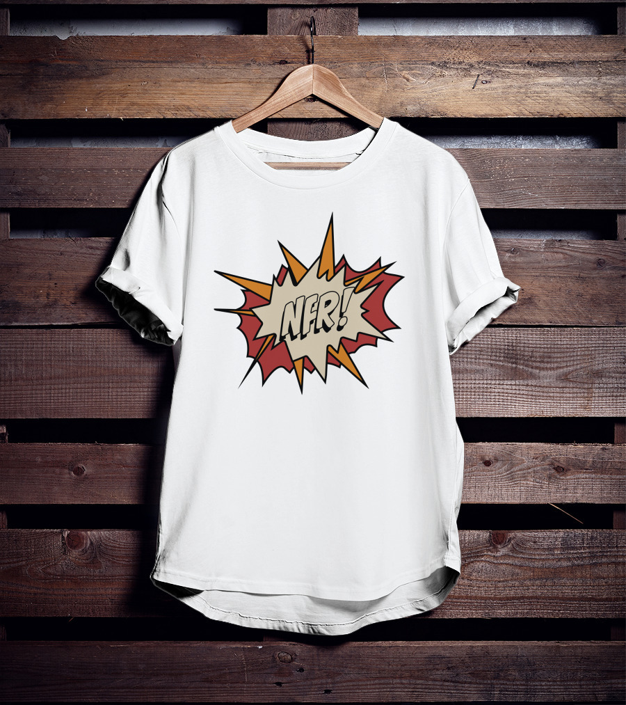 NFR Comic Book Style Explosive Burst T-Shirt