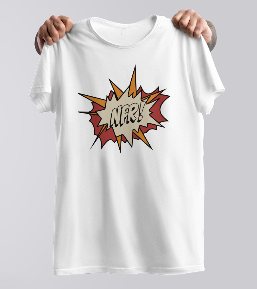 NFR Comic Book Style Explosive Burst T-Shirt