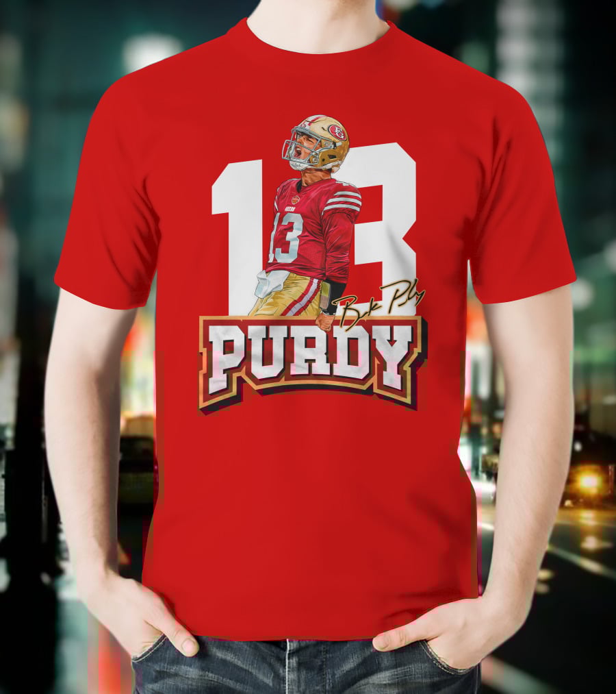 13 Brock Purdy Football Jersey San Francisco Player T-Shirt