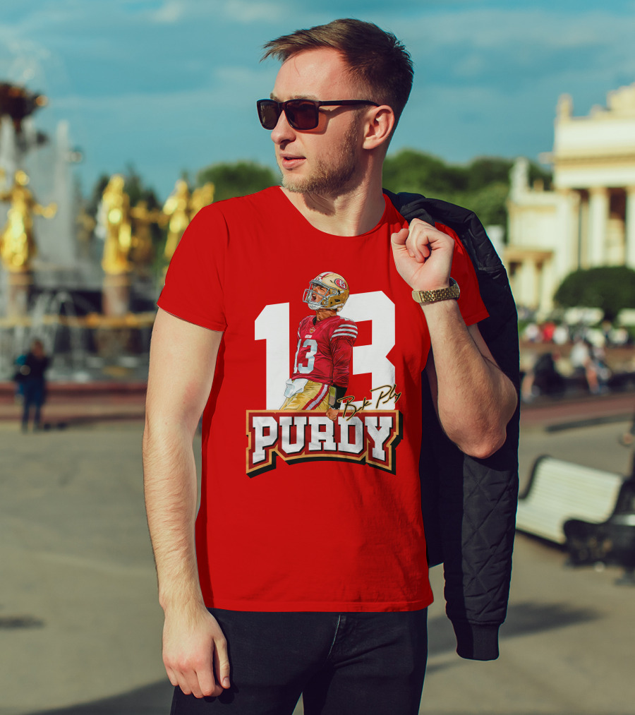 13 Brock Purdy Football Jersey San Francisco Player T-Shirt