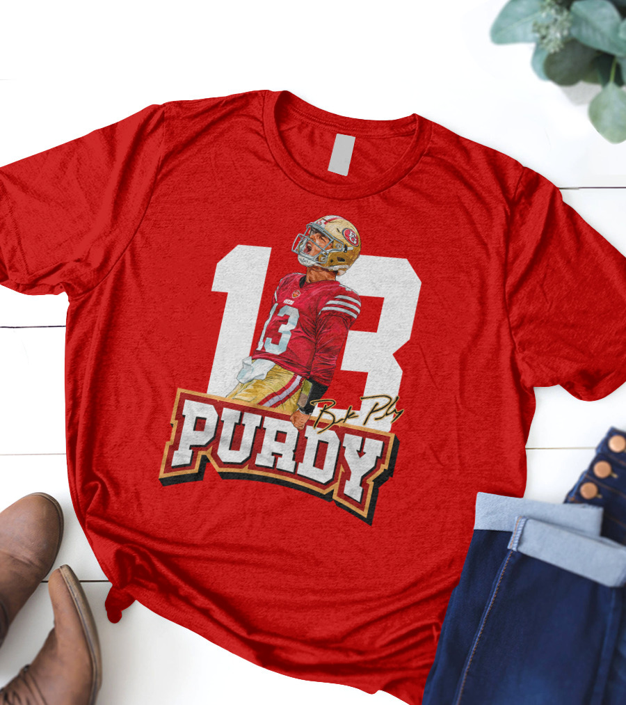13 Brock Purdy Football Jersey San Francisco Player T-Shirt