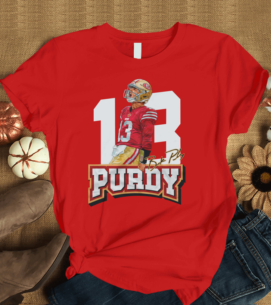 13 Brock Purdy Football Jersey San Francisco Player T-Shirt