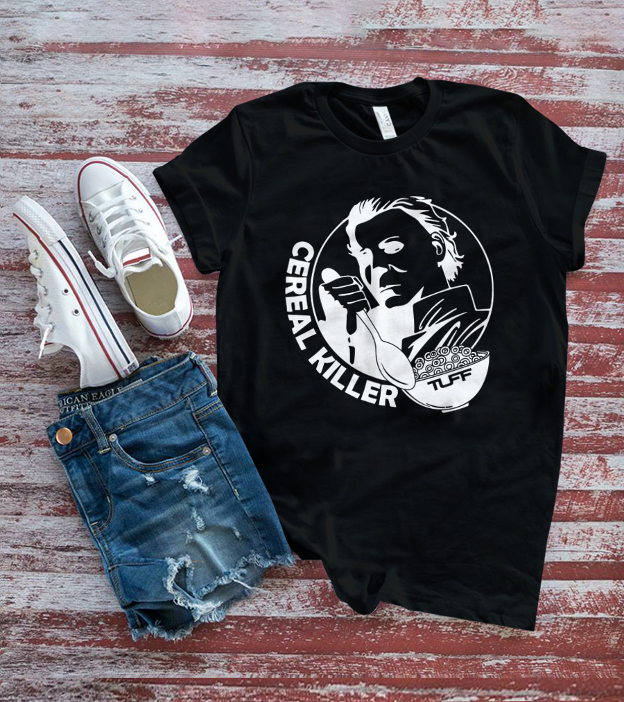 Cereal Killer Breakfast Humor Vintage T-Shirt