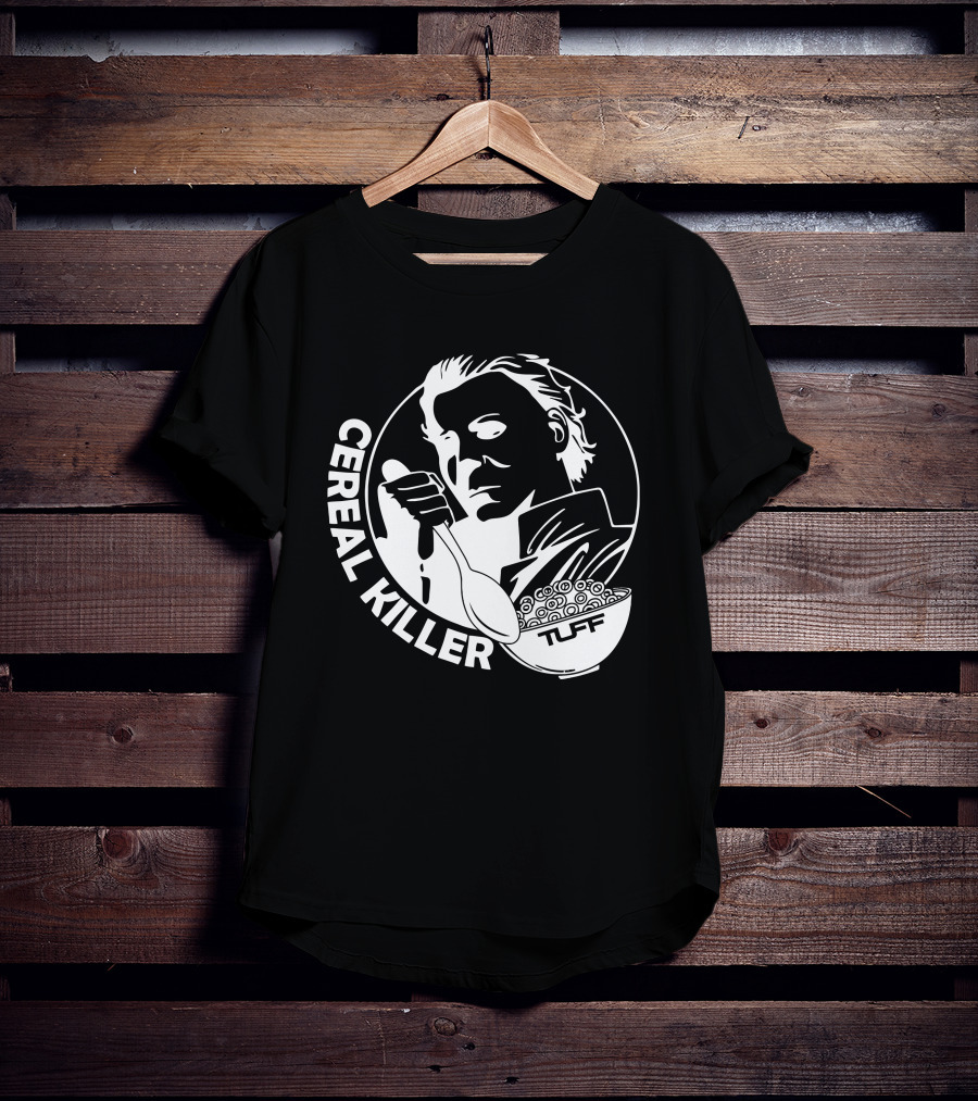 Cereal Killer Breakfast Humor Vintage T-Shirt