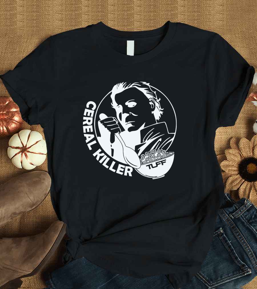 Cereal Killer Breakfast Humor Vintage T-Shirt