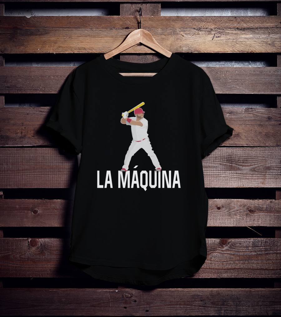 La Máquina Baseball Player With Bat Iconic Pose T-Shirt