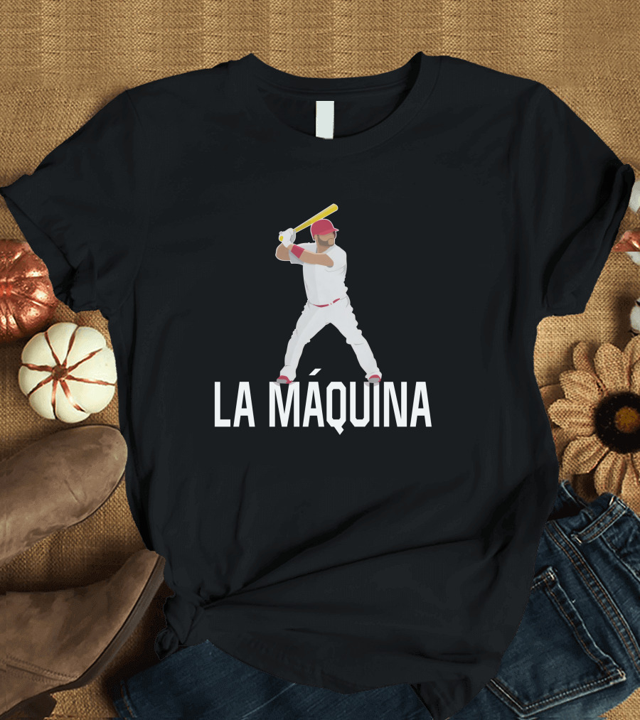 La Máquina Baseball Player With Bat Iconic Pose T-Shirt