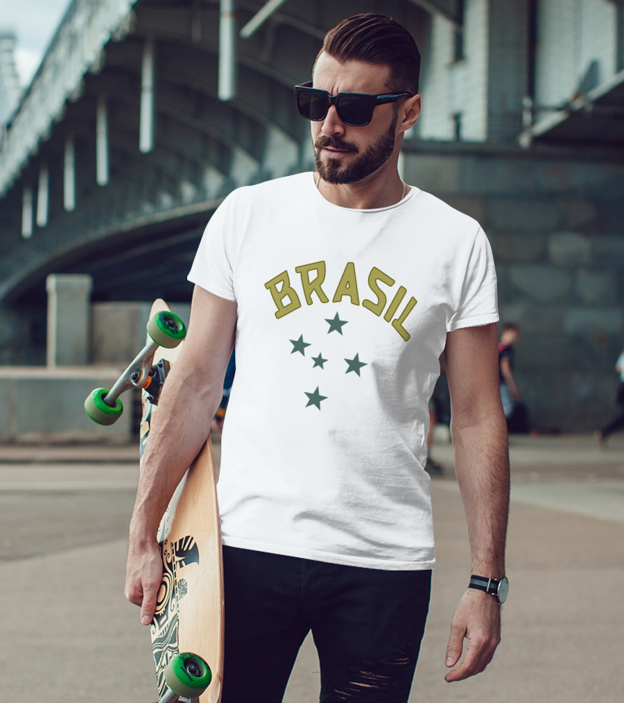 BRASIL Five Stars T-Shirt