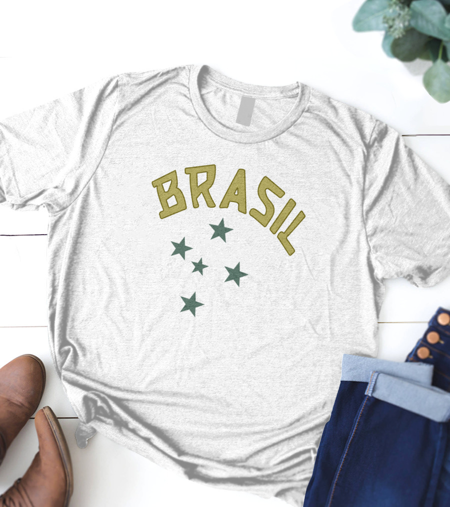 BRASIL Five Stars T-Shirt