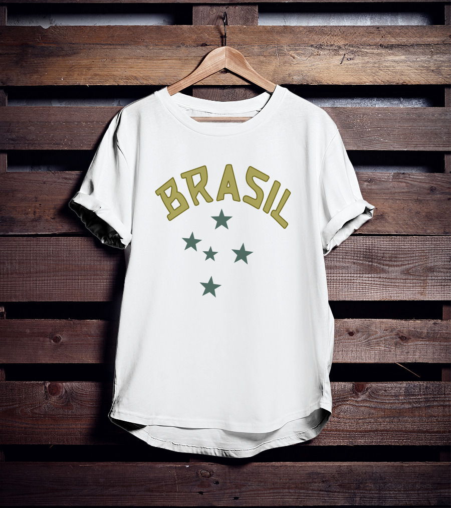 BRASIL Five Stars T-Shirt