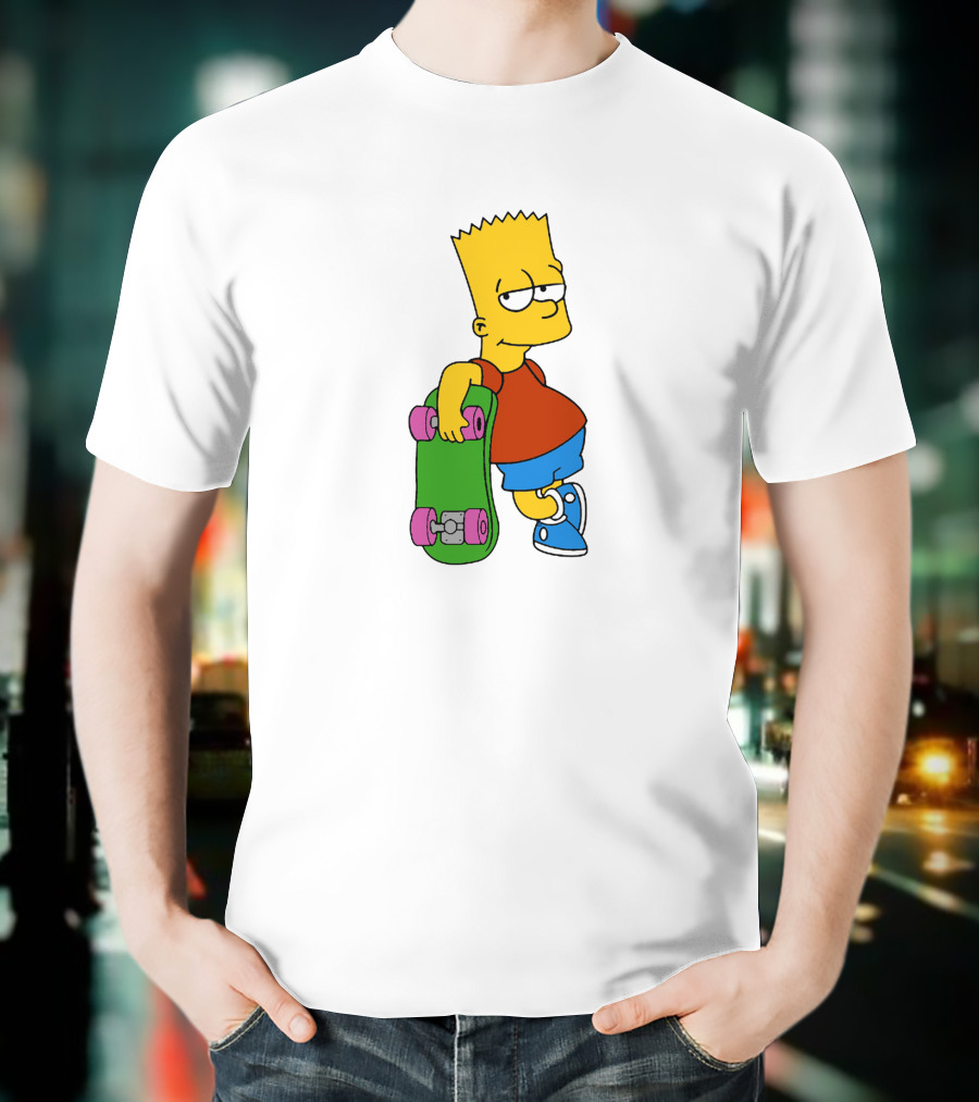 Bart Simpson Skateboard T-Shirt